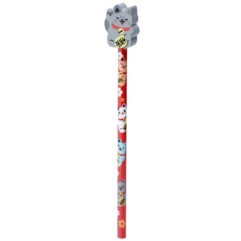 MANEKI Neko Happiness Cat - Gum Pencil