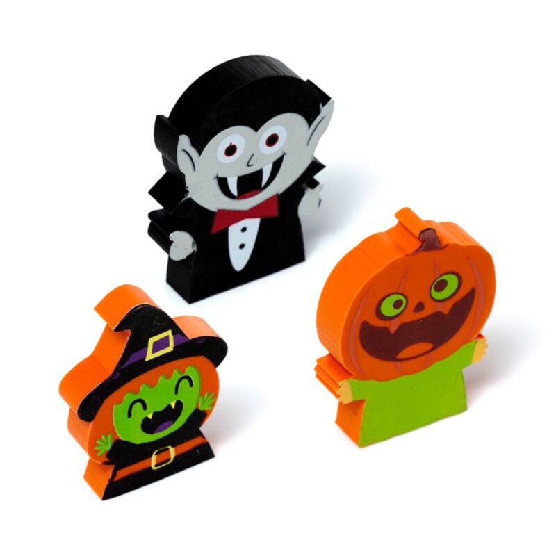 Set di 3 stregoni e gummen di zucca vampier
