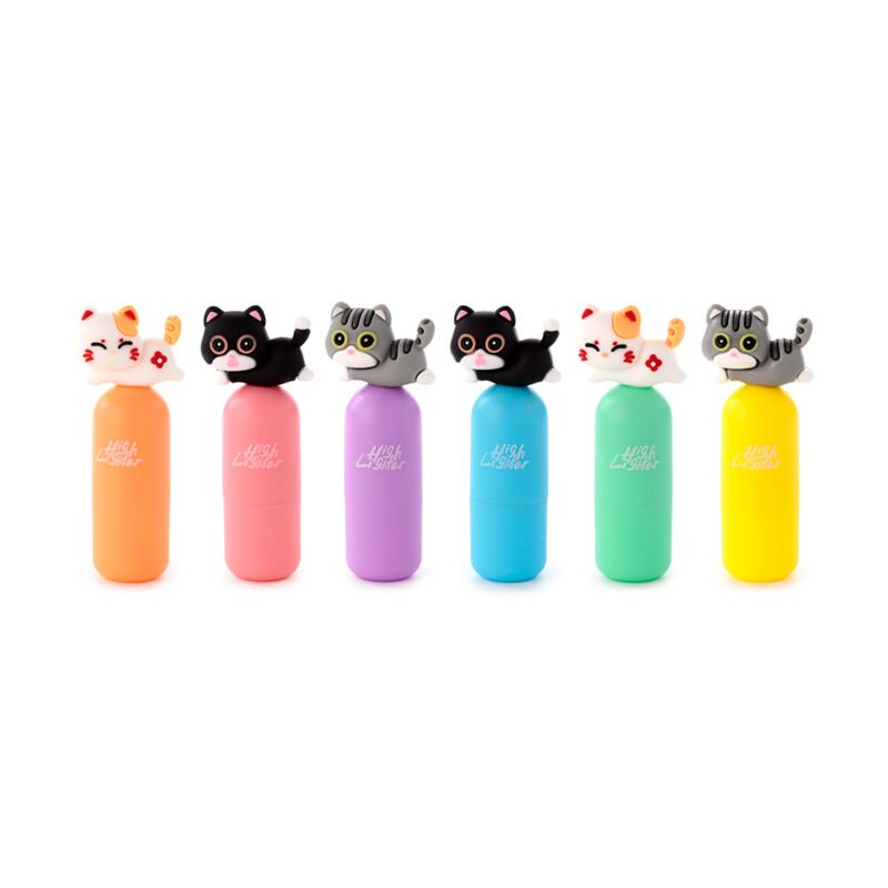 Lindo marcador de gatos con top