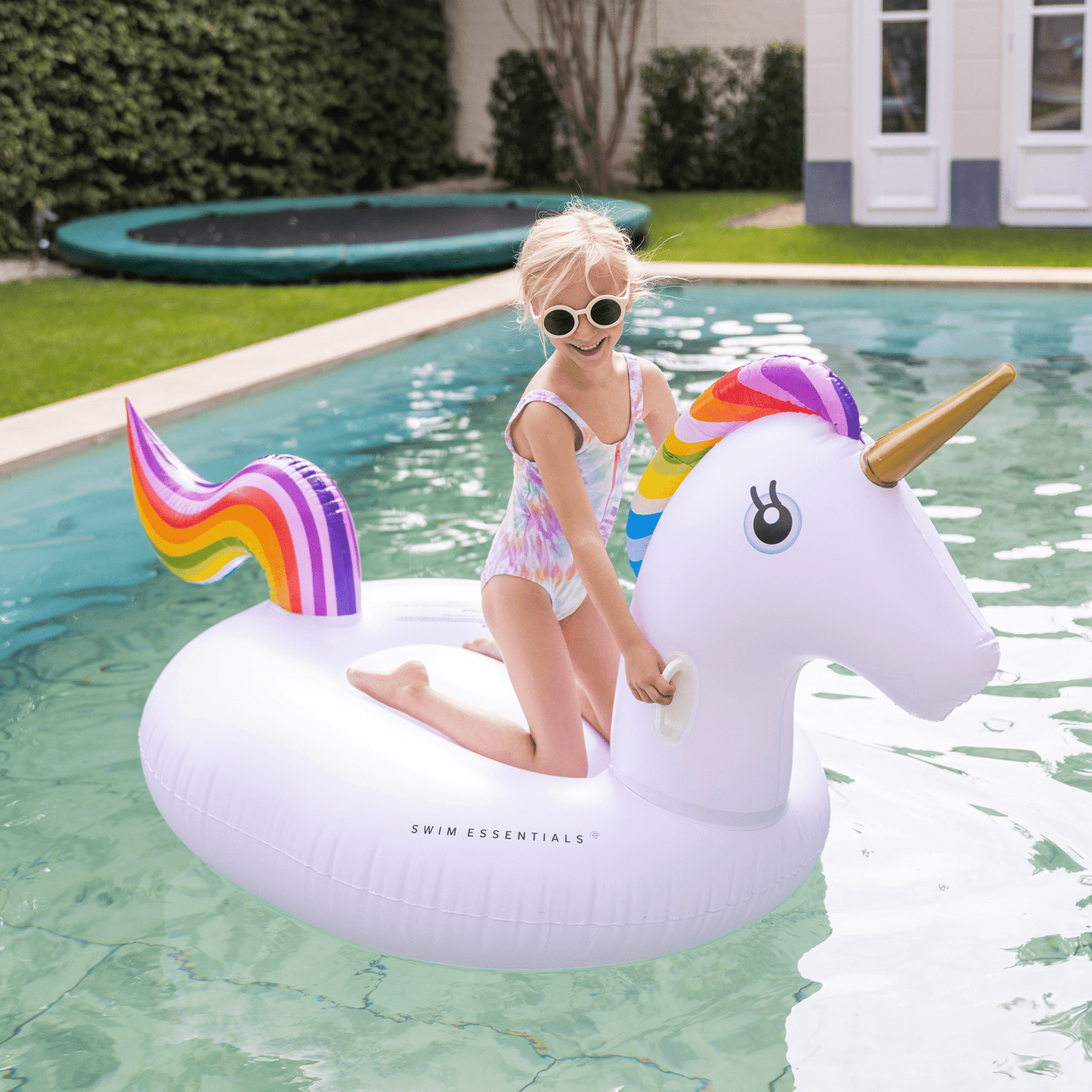 Paisaje de ensueño | Unicornio inflable blanco xxl