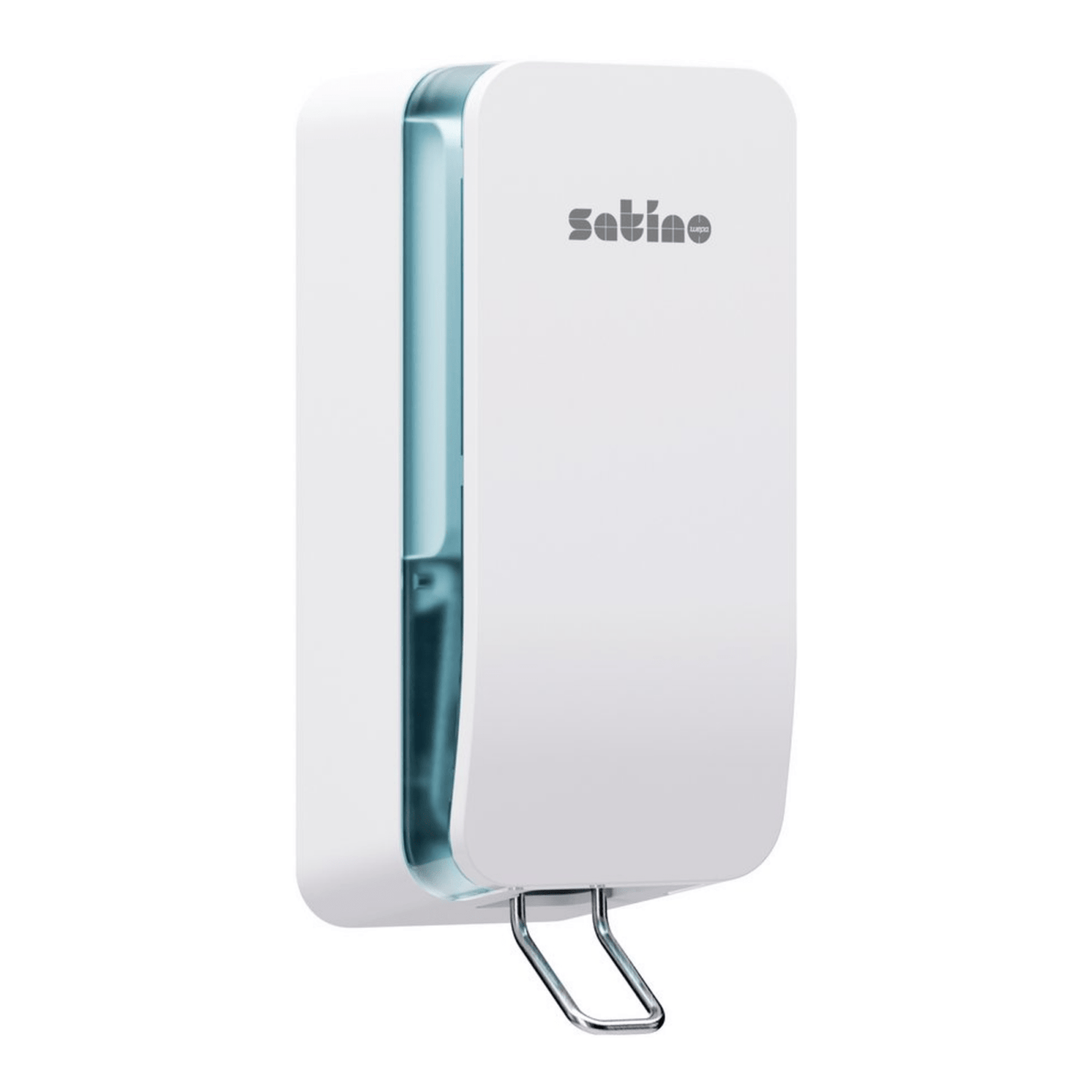Dispensador de jabón satino manual blanco 1000ml