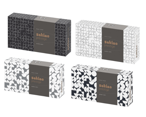 Veline viso Satino prestige 2 strati (40x 100 pezzi)