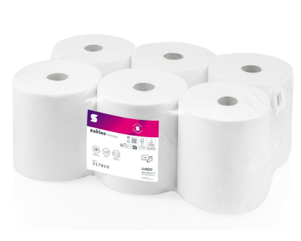 Rollo de toalla Satino prestige (6x150 metros)