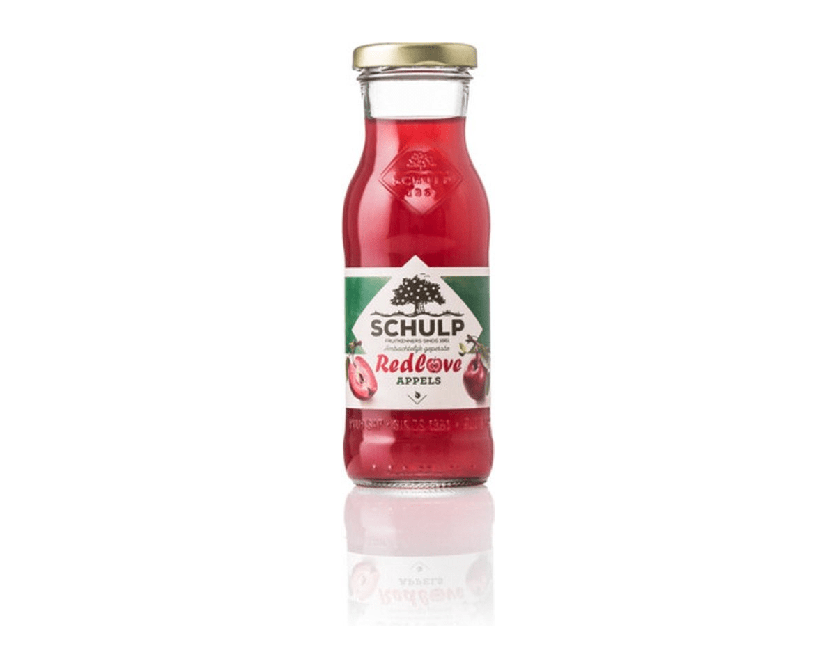 Bottiglia artigianale di succo di mela Schulp red love (15x 20cl)