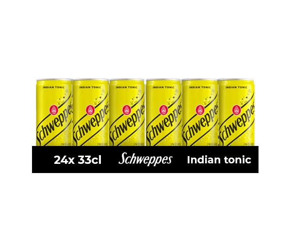 Tónica india Schweppes lata (24x33cl)