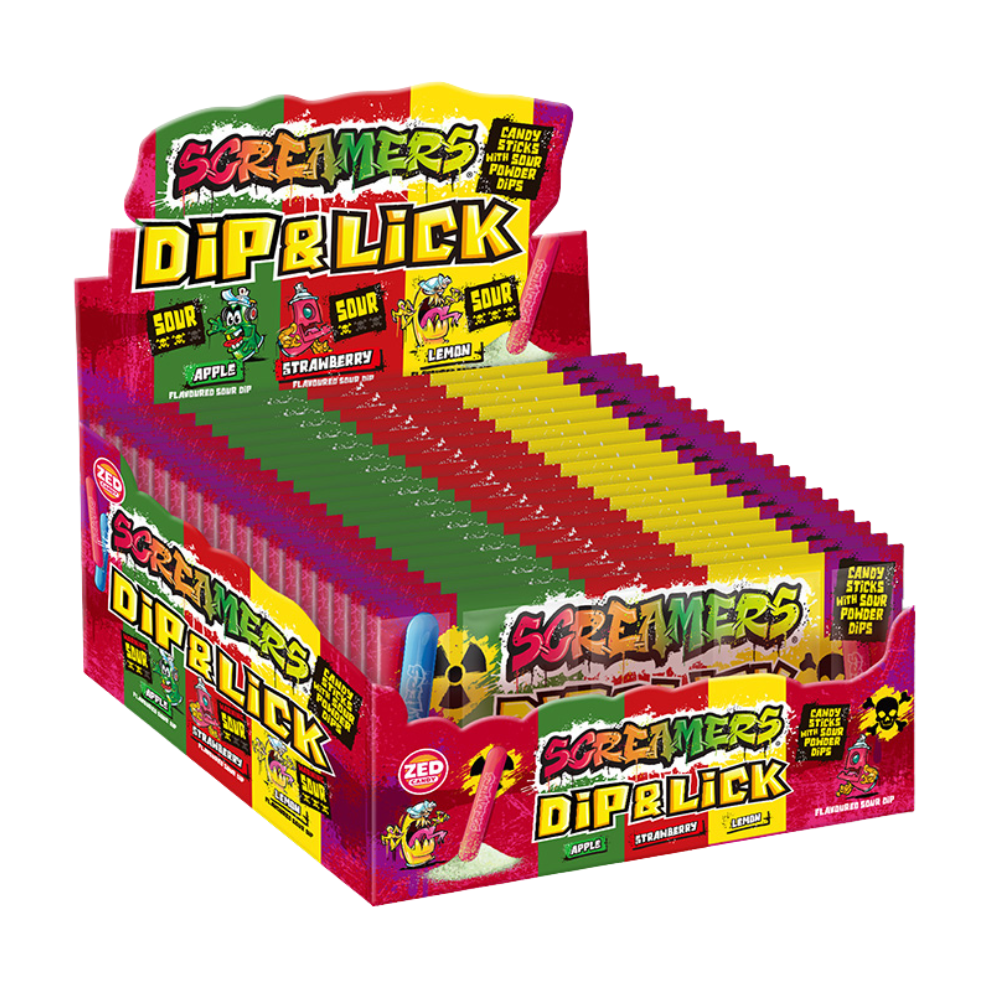 Zed Candy Screamers dip lick (24 x 40 grammi)