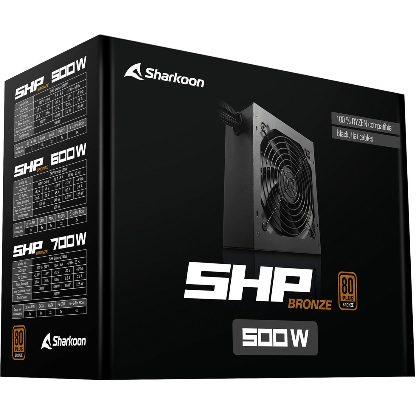 Sharkoon SHP Bronze 500 W