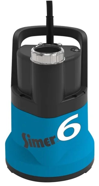 Bomba sumergible Simer 6 (aspiración plana) 100 l min