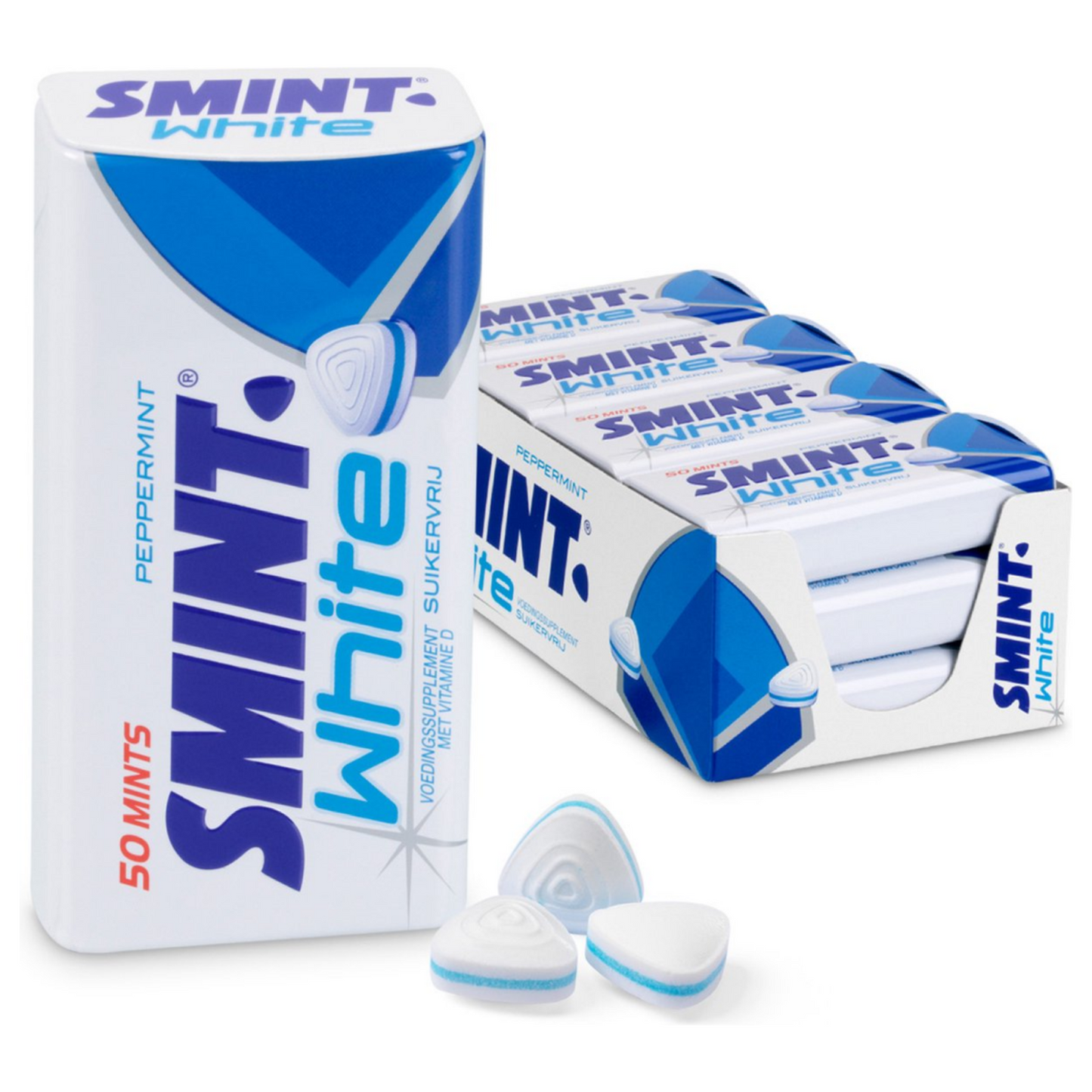 Lata Smint menta blanca (12x 35gr)