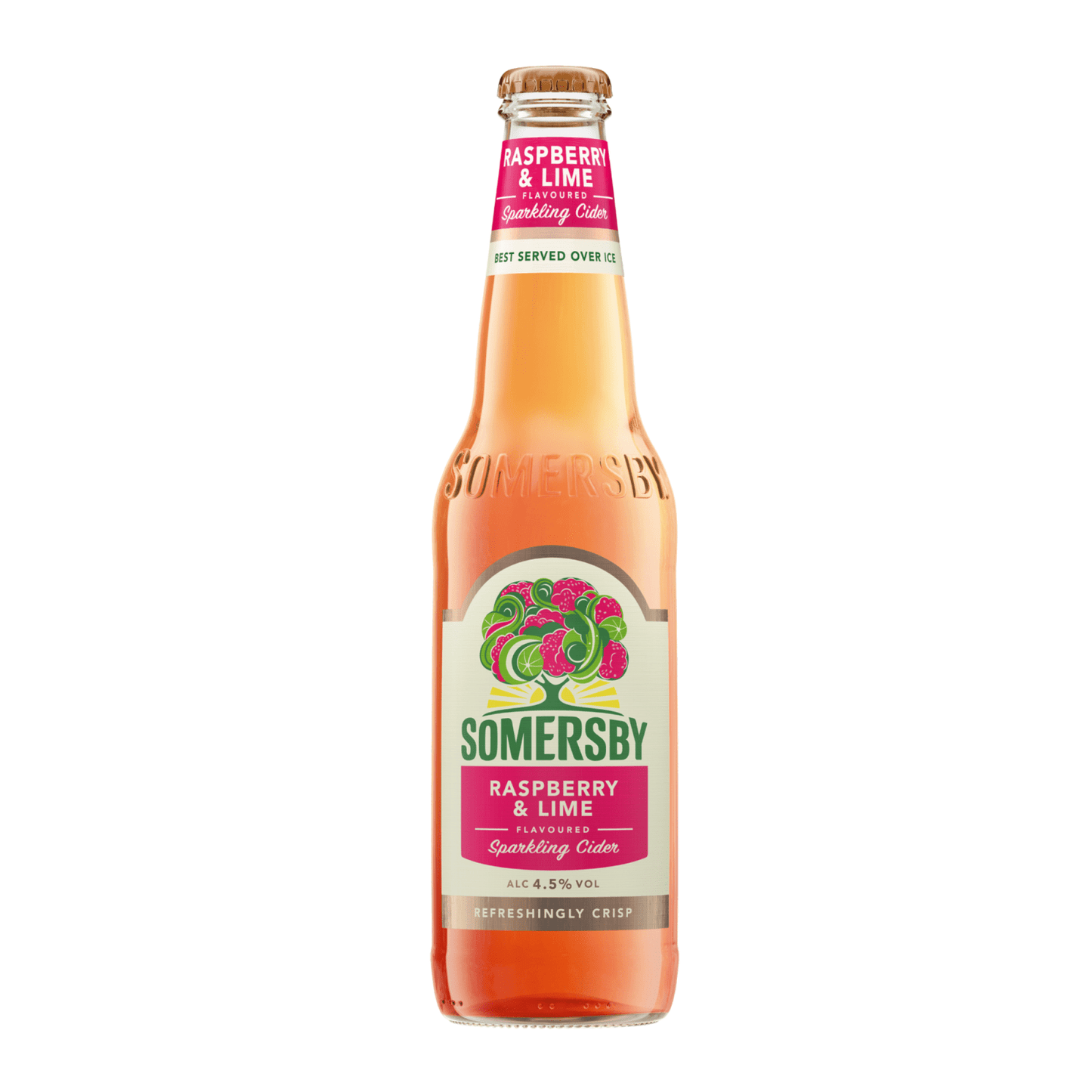 Bottiglia di sidro di lime e lampone Somersby (24x 33cl)
