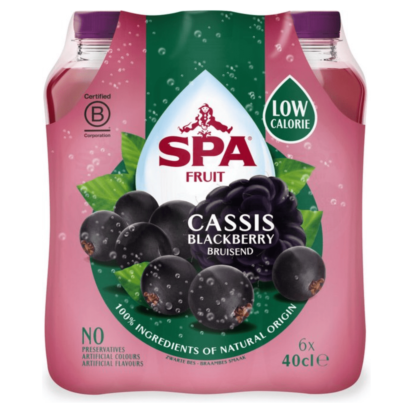 Spa fruta cassis mora mascota (6x400ml)