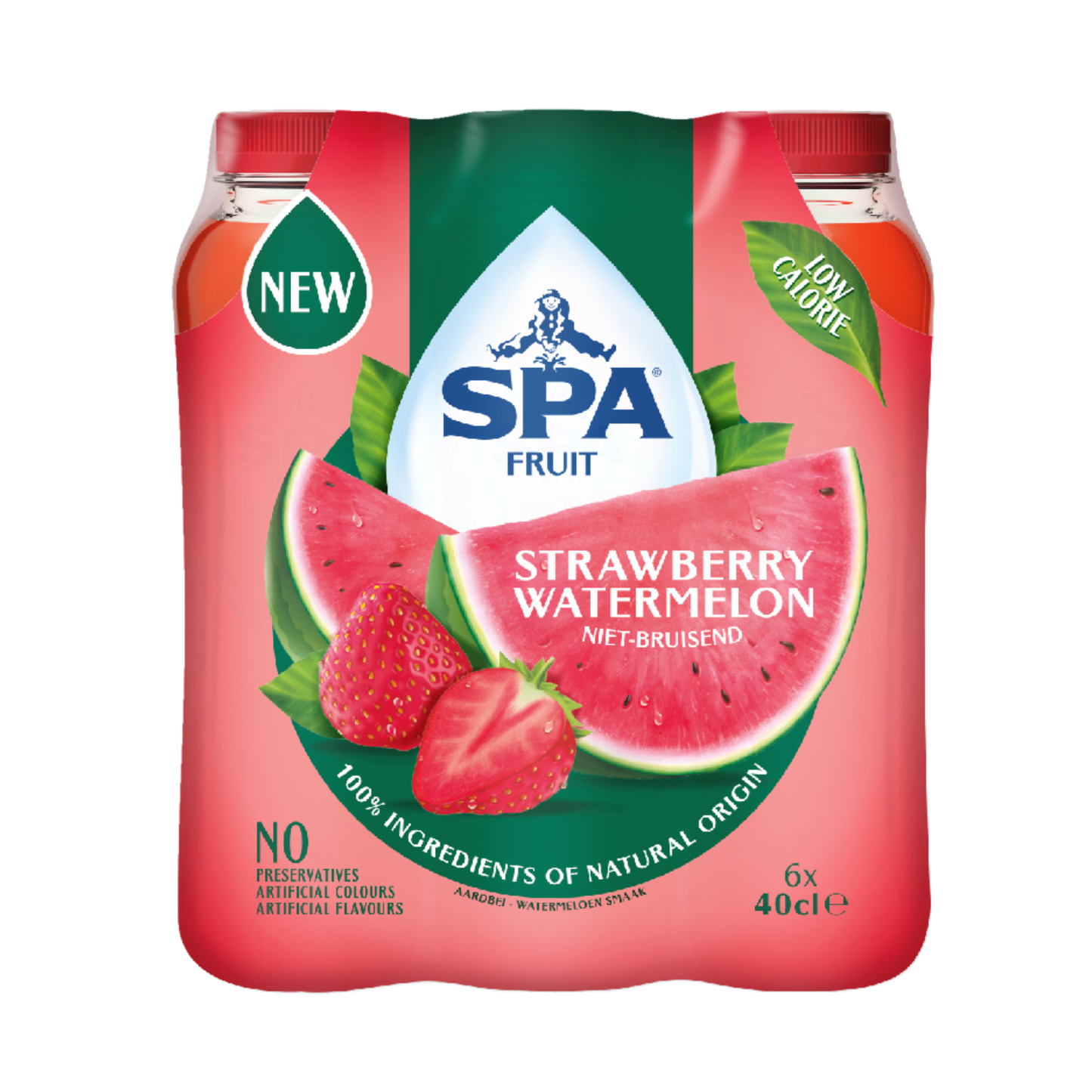 Tappo di anguria alla fragola Spa Fruit Still (6x 400 ml)