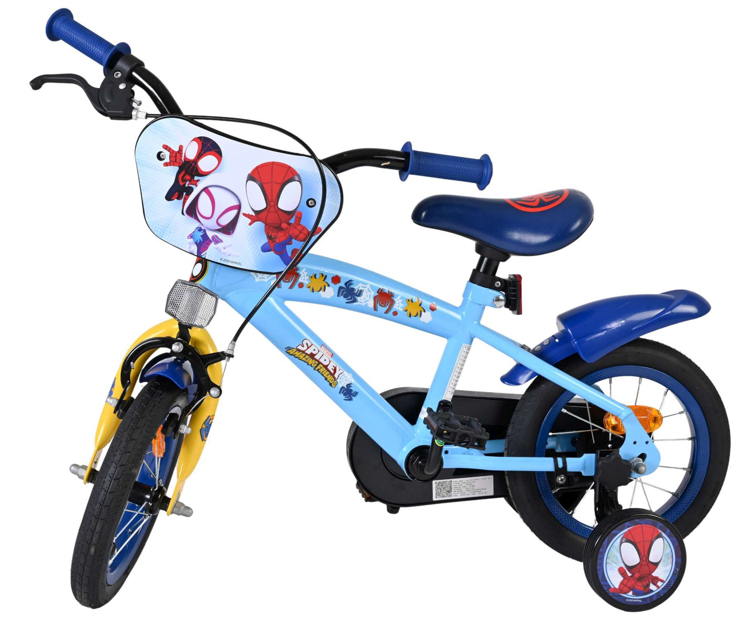 Bicicletta per bambini Spidey and seine tollen freunde spidey - ragazzi - 12 pollici - blu