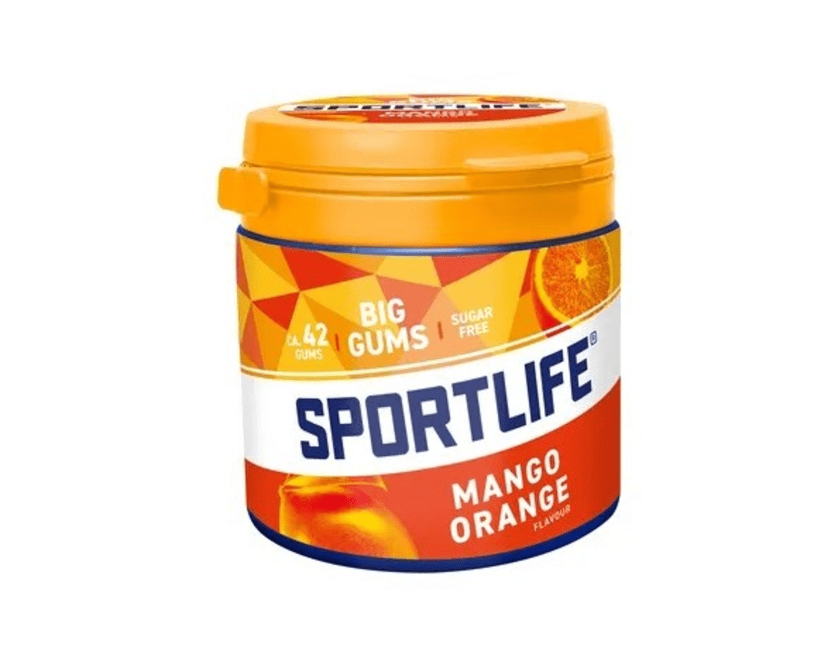 Tarro Sportlife mango naranja (4x 99gr)