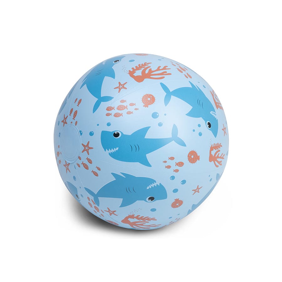 Pequeños tiburones | Bola de playa azul Ø 51 cm