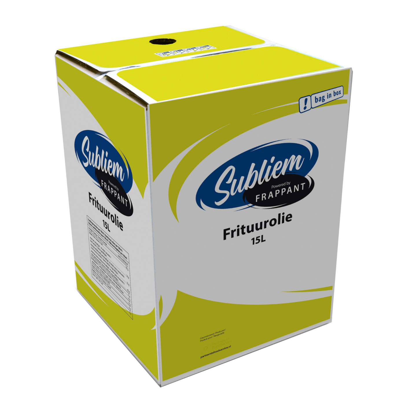 Aceite para freír Sublime bag in box (15 litros)