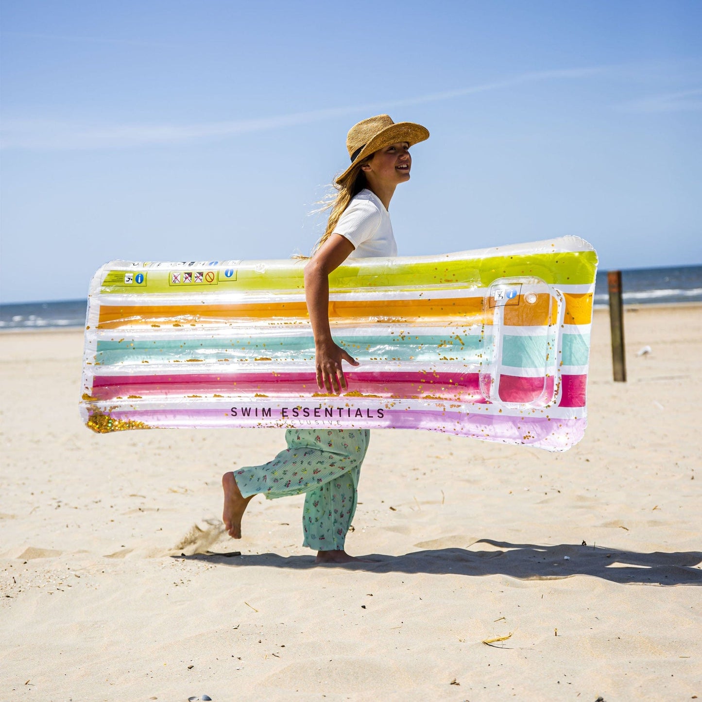 Rush de color | cama de aire de lujo con multicolor