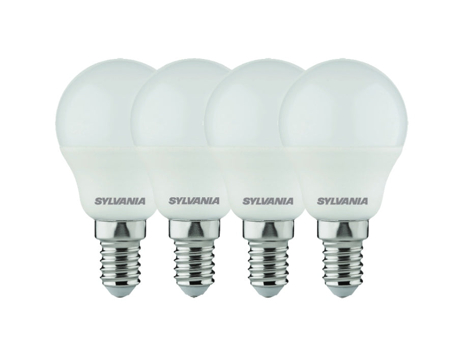 Sylvania LED LAMP - E14 - 470 LM - Bullet - 4 pezzi