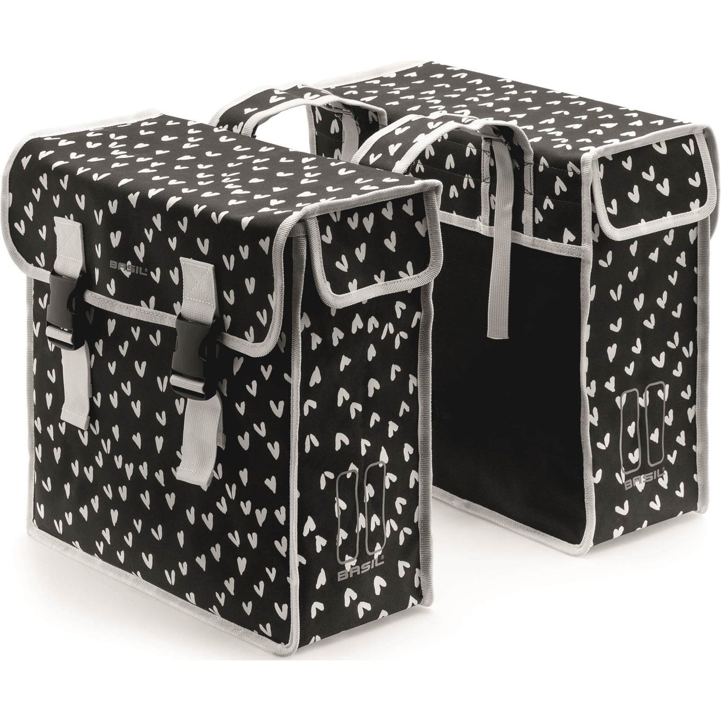 Basil Mara XL Doppio sacchetto - Borsa per biciclette a doppia bicicletta da donna - 35L - multicolore