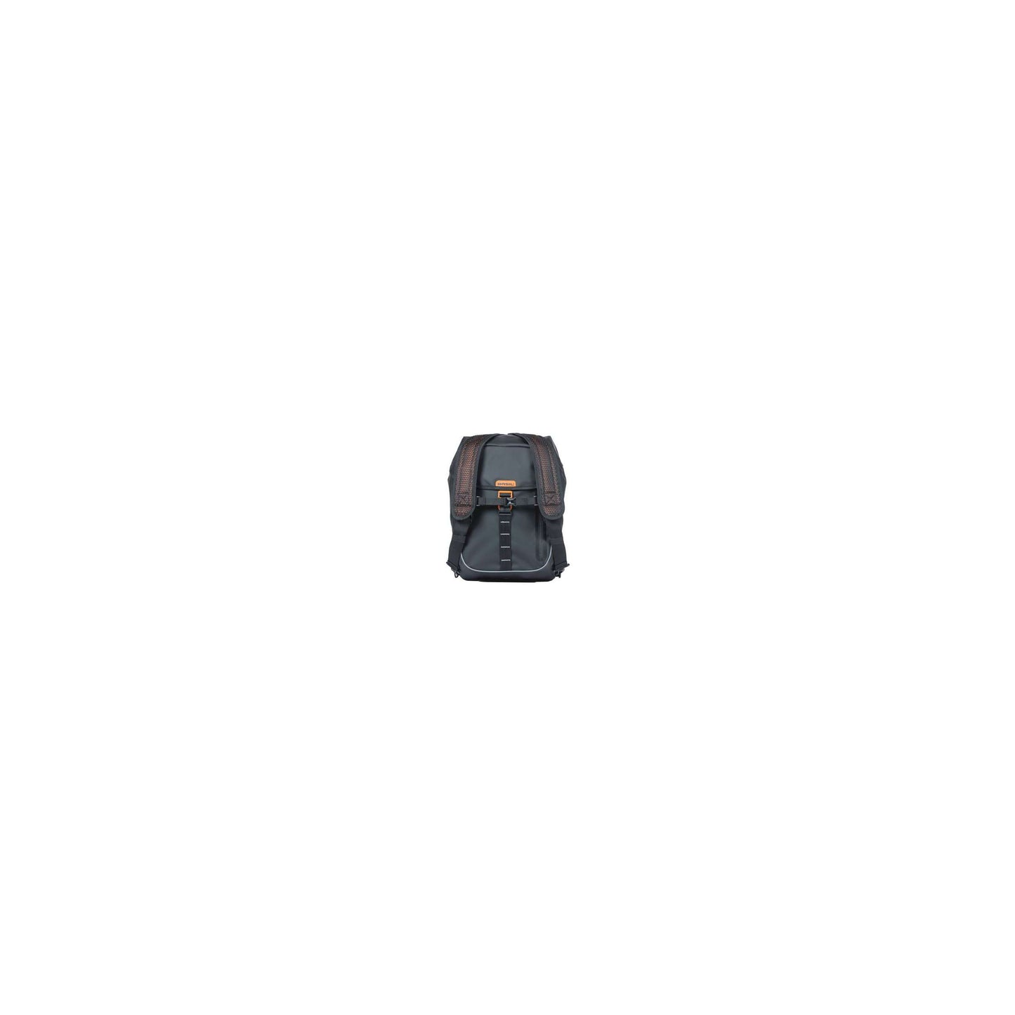 Basil Miles de láminas mochila para bicicletas - mochila negra impermeable para hombres y mujeres, 17 litros de contenido