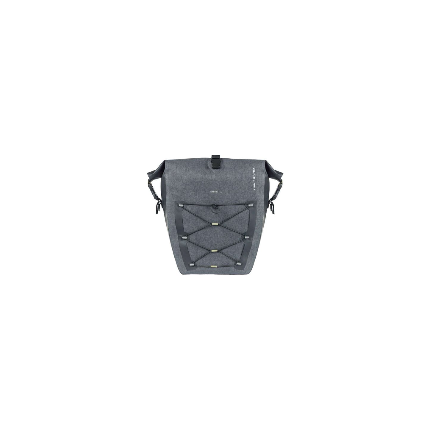 Basil Navigator Storm M - borsa per biciclette singola sportiva e funzionale - nero