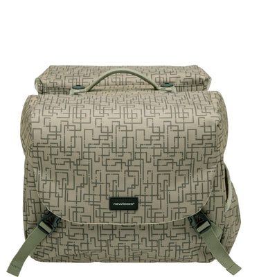 Mondi Joy Double Bicycle Borsa - Acqua - Polistere Repellente - Racktime - Ivy Grey