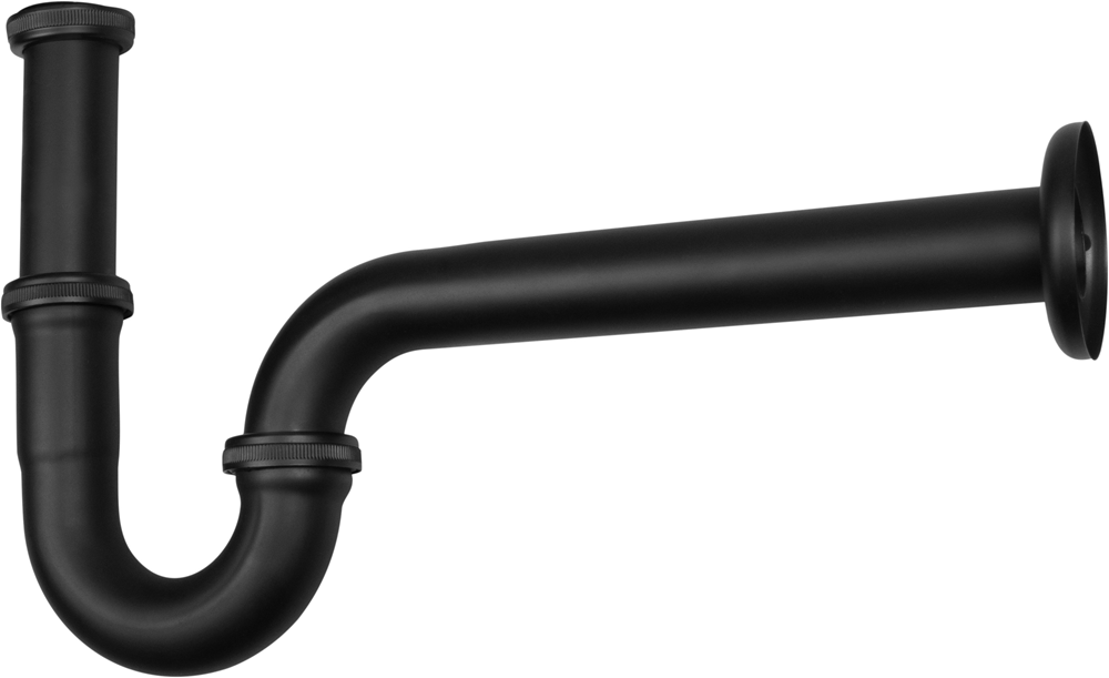 Cornat tubo sifón metal 1 1 4 120mm 216 negro - t3175021