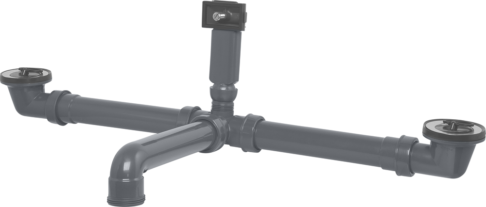 Sifón cornat + fregadero rebosadero 6 4 (418) - t354504r