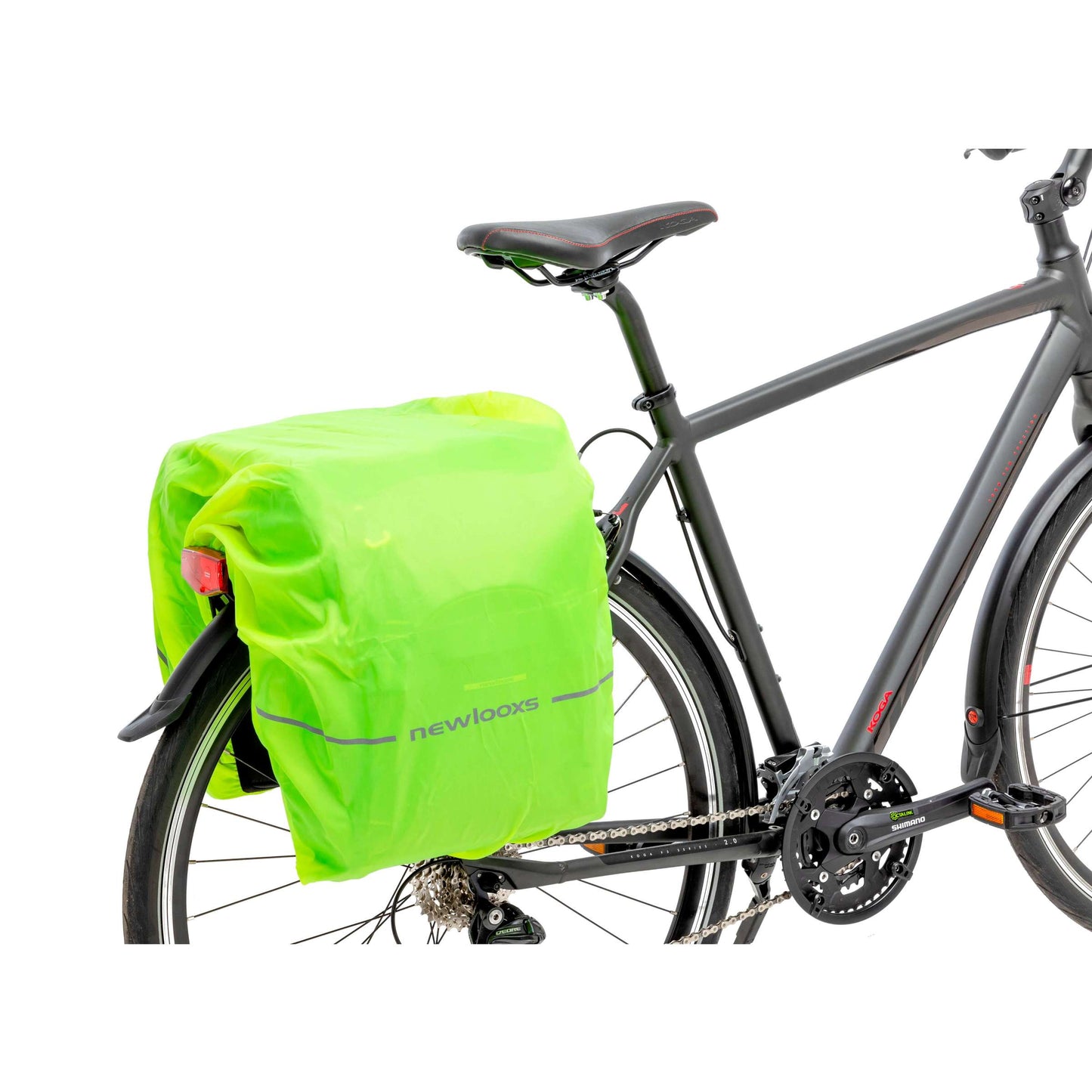 Nuevo Looxs Sports Double Bicycle Bag Black Gray