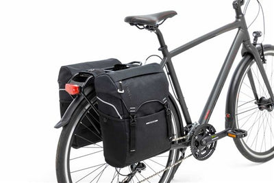 Nuevo Bolsa doble para bicicleta Looxs Sports negro gris