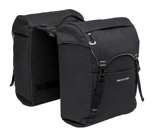 Nuevo Looxs Sports Double Bicycle Bag Black Gray