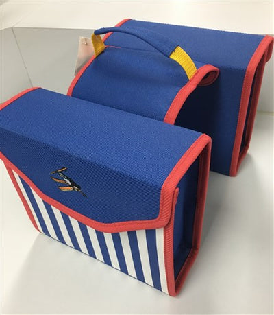 Newlooxs nuova borsa doppia per bambini blu n. 91