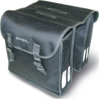 Basil Mara Double Bicycle Bag - 26L - Black