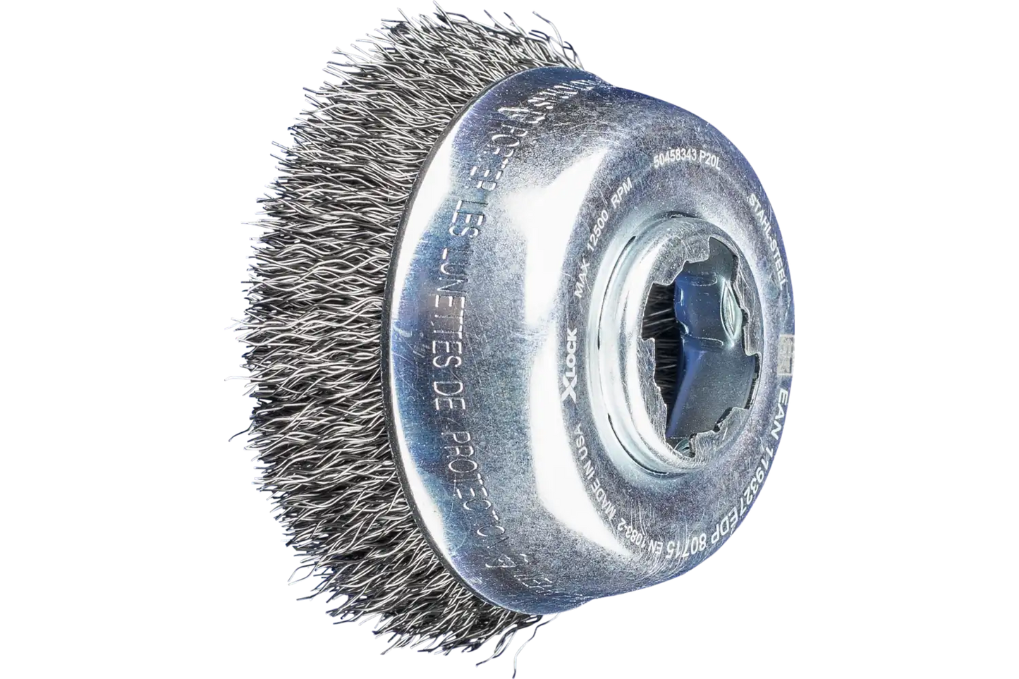Cepillo de copa Pferd acero 75mm 0,30 x-lock pos