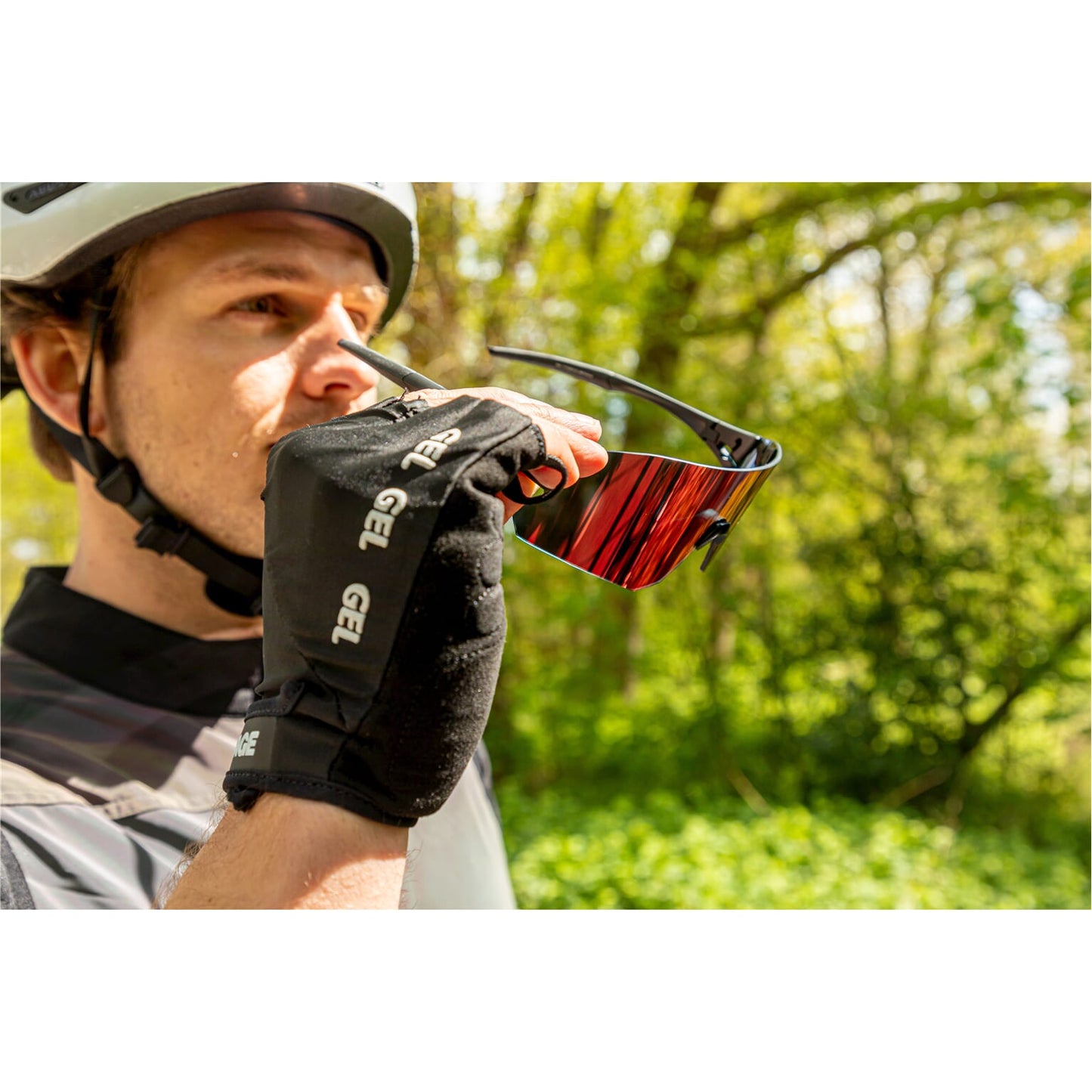 Tappetino da binari tifosi Tifosi Black Red Phototec (L XL)