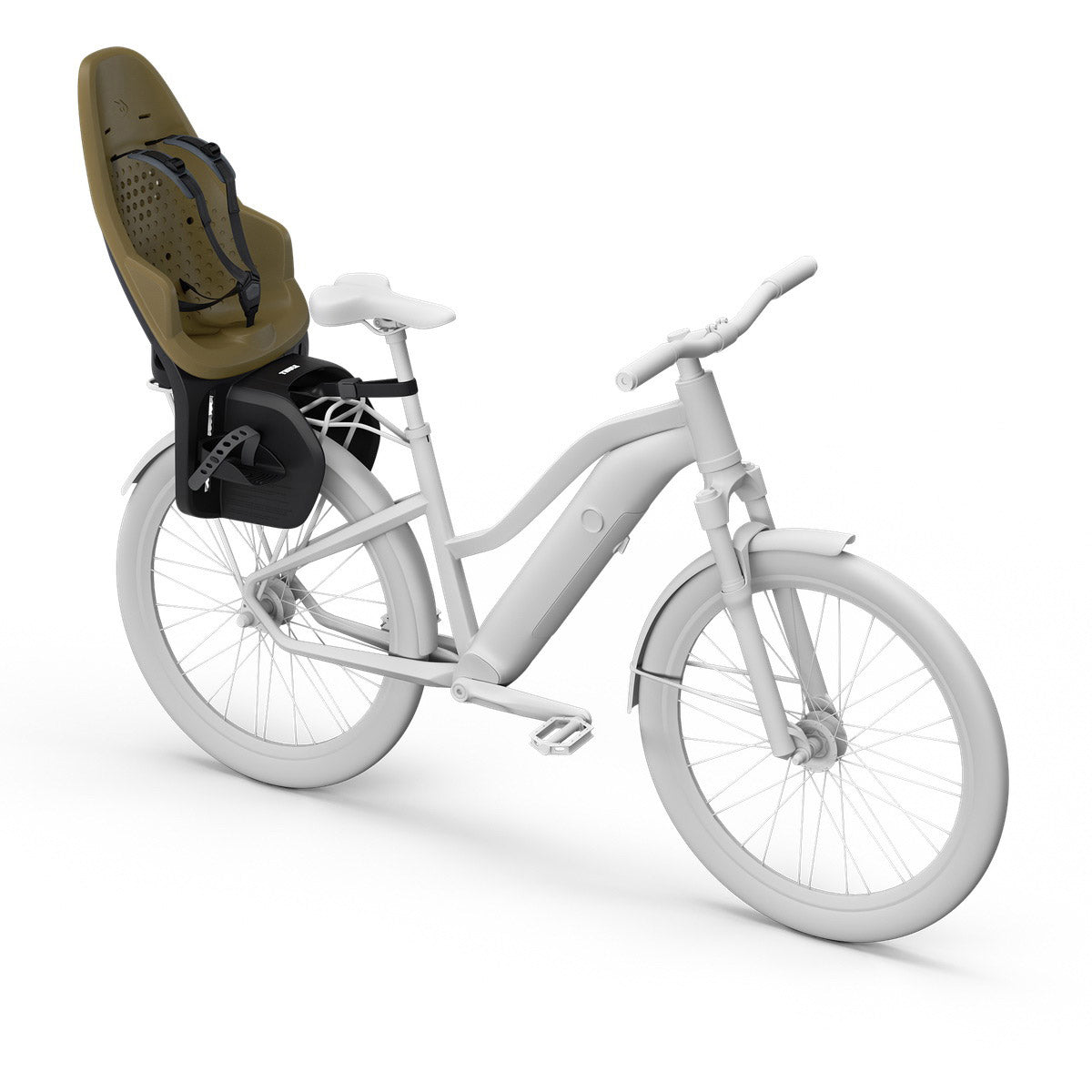 Yepp 2 Thule rear seat Maxi Nutria Green Mik HD 12041404