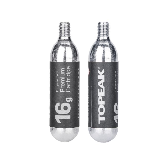 Topeak cartuccia co2 16g filettata (2 pezzi)