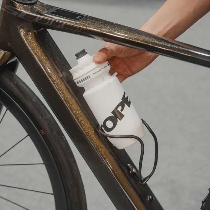 Topeak botella de agua logo 650ml - blanco