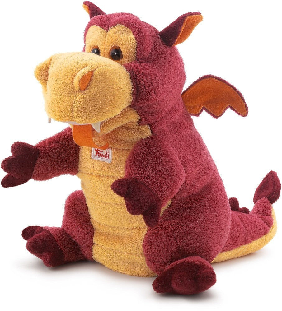 Drago di burattino a mano 25 cm