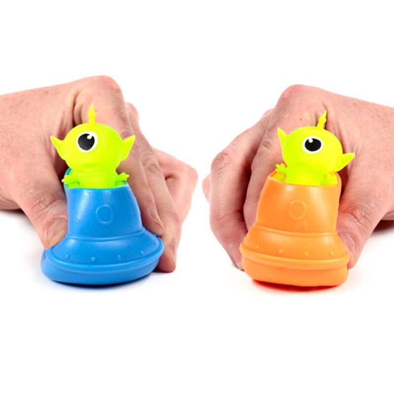 SQUEEZABILE ALIEN UFO POP OUT