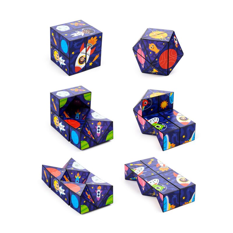 Giocattoli cubi di astronauta souvenir puzzle