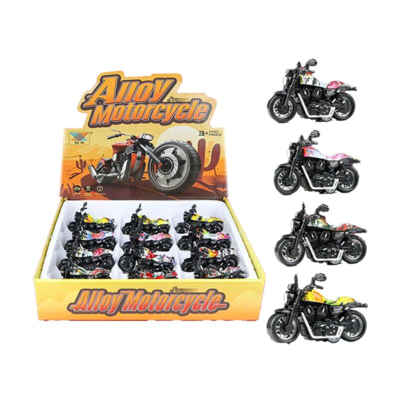 Juguete de acción con motor de retroceso.