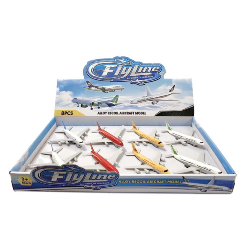 Juguete de acción de retroceso por fricción de avión a reacción Flyline