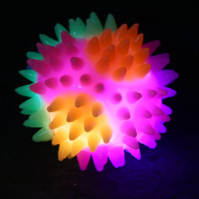 Bola de rebote puntiagudas con LED 5.5cm