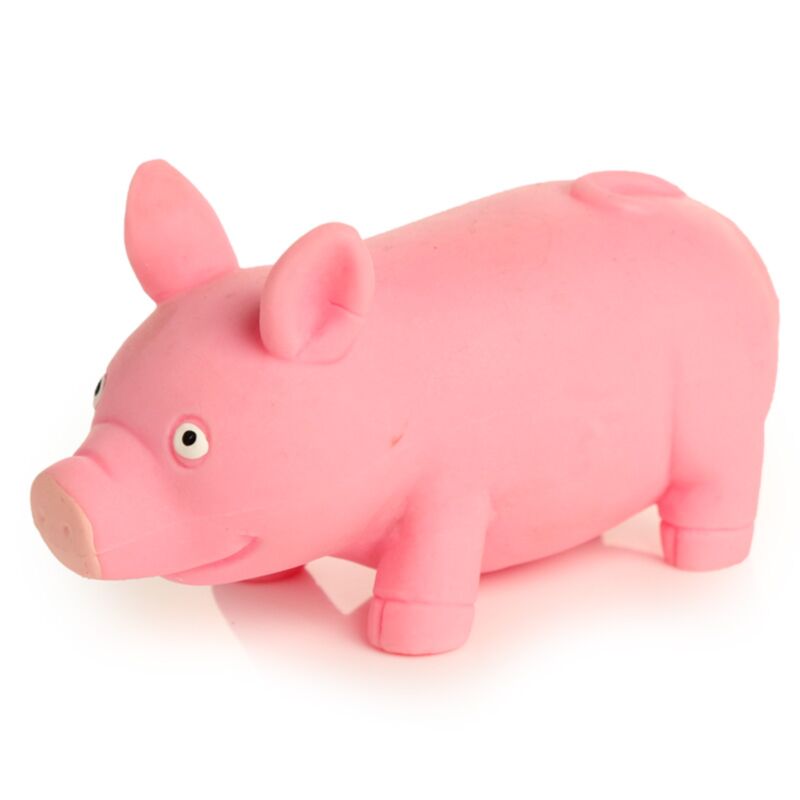 Bola de estrés de cerdo de juguete estirado