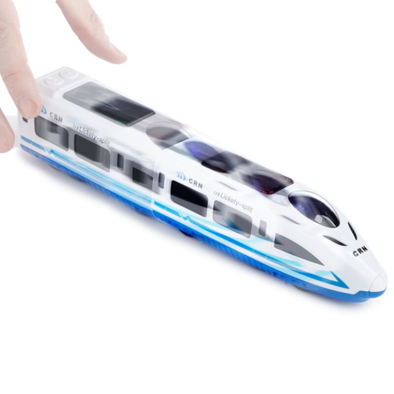 Treno ad alta velocità lampeggiante attrito