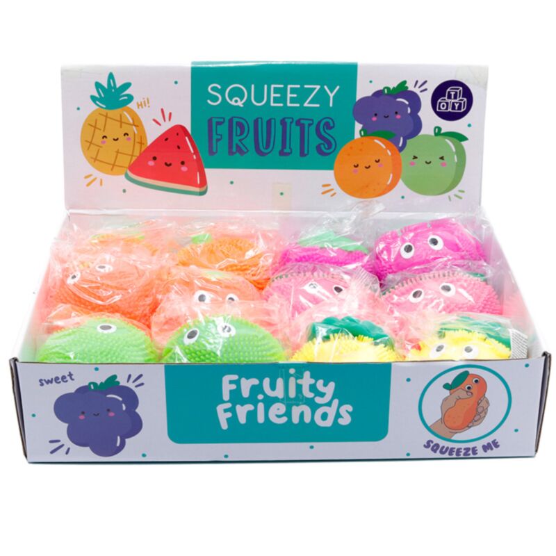 Giocattoli per bambini a forma di frutta.