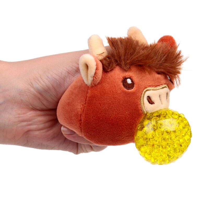 Queasy Squeezies Highland Coo - Juguete para apretar de vaca
