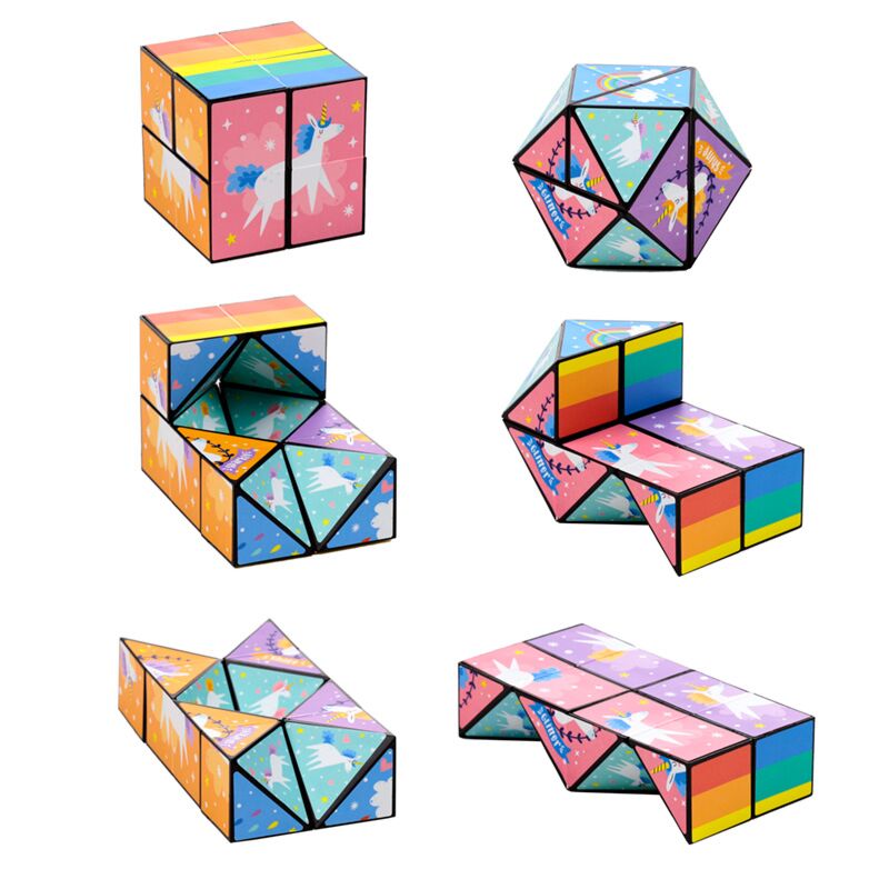 Giocattoli per cubo puzzle unicorno magico