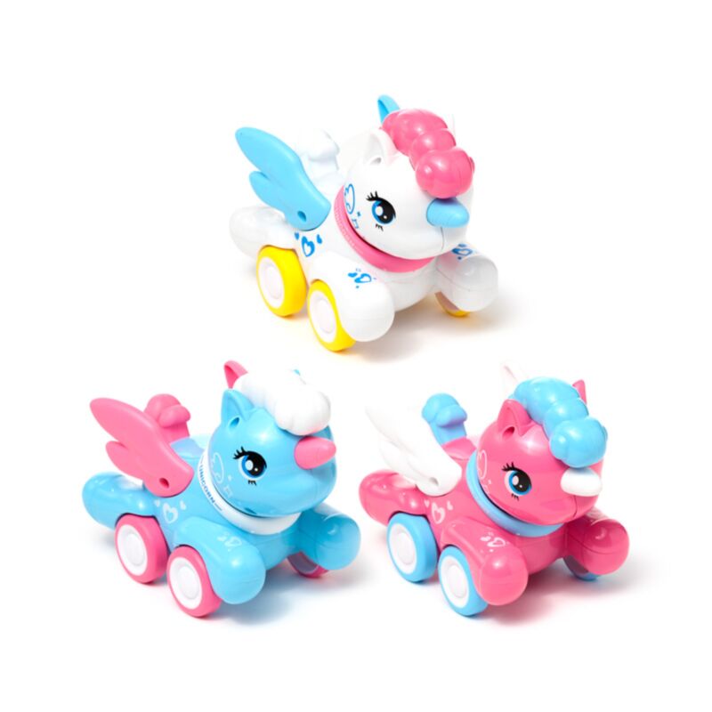 Presione Go Winged Unicorn Action Toy